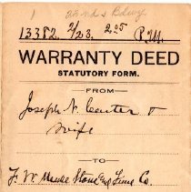 Warranty Deeds